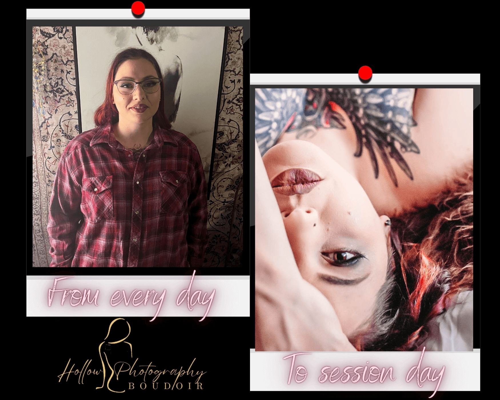 Behind the scenes of a boudoir photography session at a private Pennsylvania farm studio